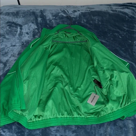 Balenciaga Green Tracksuit Fleece Jacket